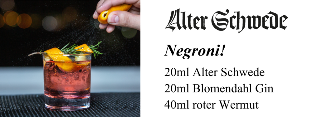 Alter Schwede Negroni Cocktail