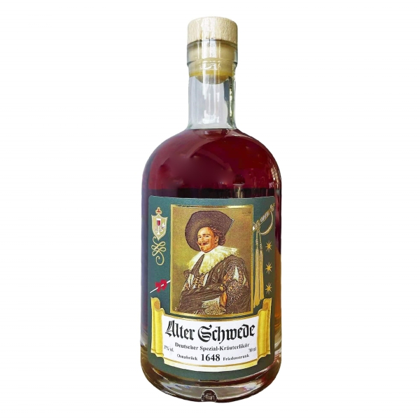 Alter Schwede Kräuterlikör 0,7 Liter Schmuckflasche